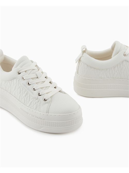 All over embossed logo sneakers ARMANI EXCHANGE | XW001630AF17351/U0011